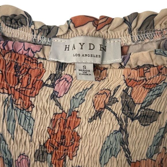 Hayden Women's Floral Midi Dress Long Sleeve Multicolor Size S - Picture 4 of 8